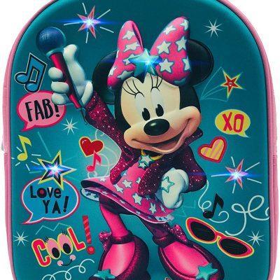 Mochila Minnie Disney Con Luz Leds rock la casita de dumbo
