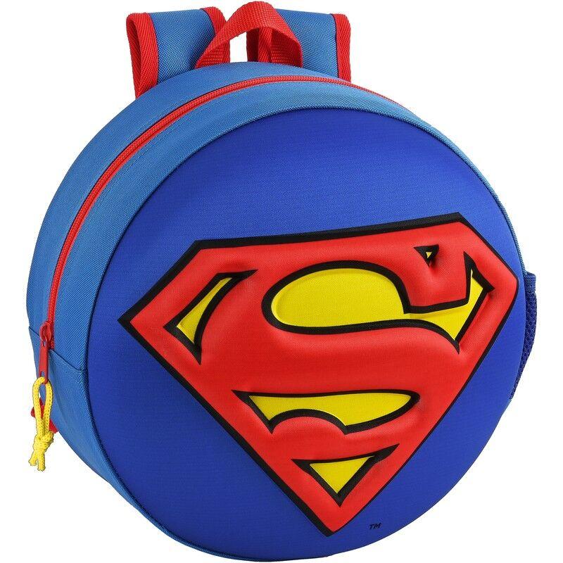 Mochila 31 cm 3d redonda de Supermanla casita de dumbo