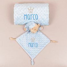 10339 Set Regalo Manta y Doudou de Topos Gamberritos 10339 Set Regalo Manta y Doudou de Topos Gamberritos azul la casita de dumbo