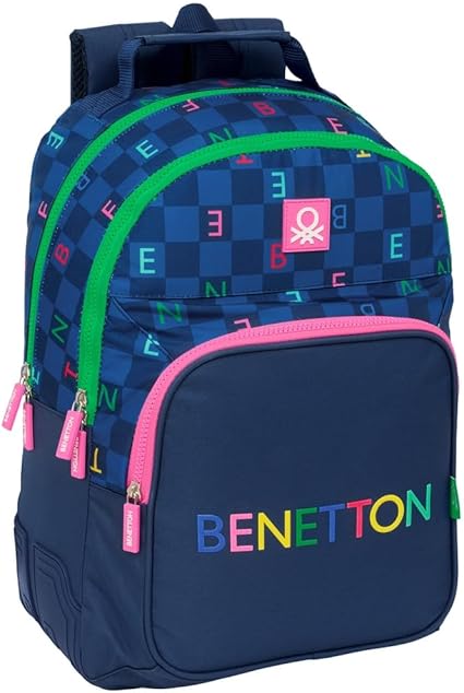 Mochila Doble Adapt.Carro Benetton Damero la casita de dumbo