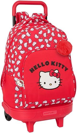 Mochila Gde. Con Ruedas Compact Extraible Hello Kitty Iconic la casita de dumbo