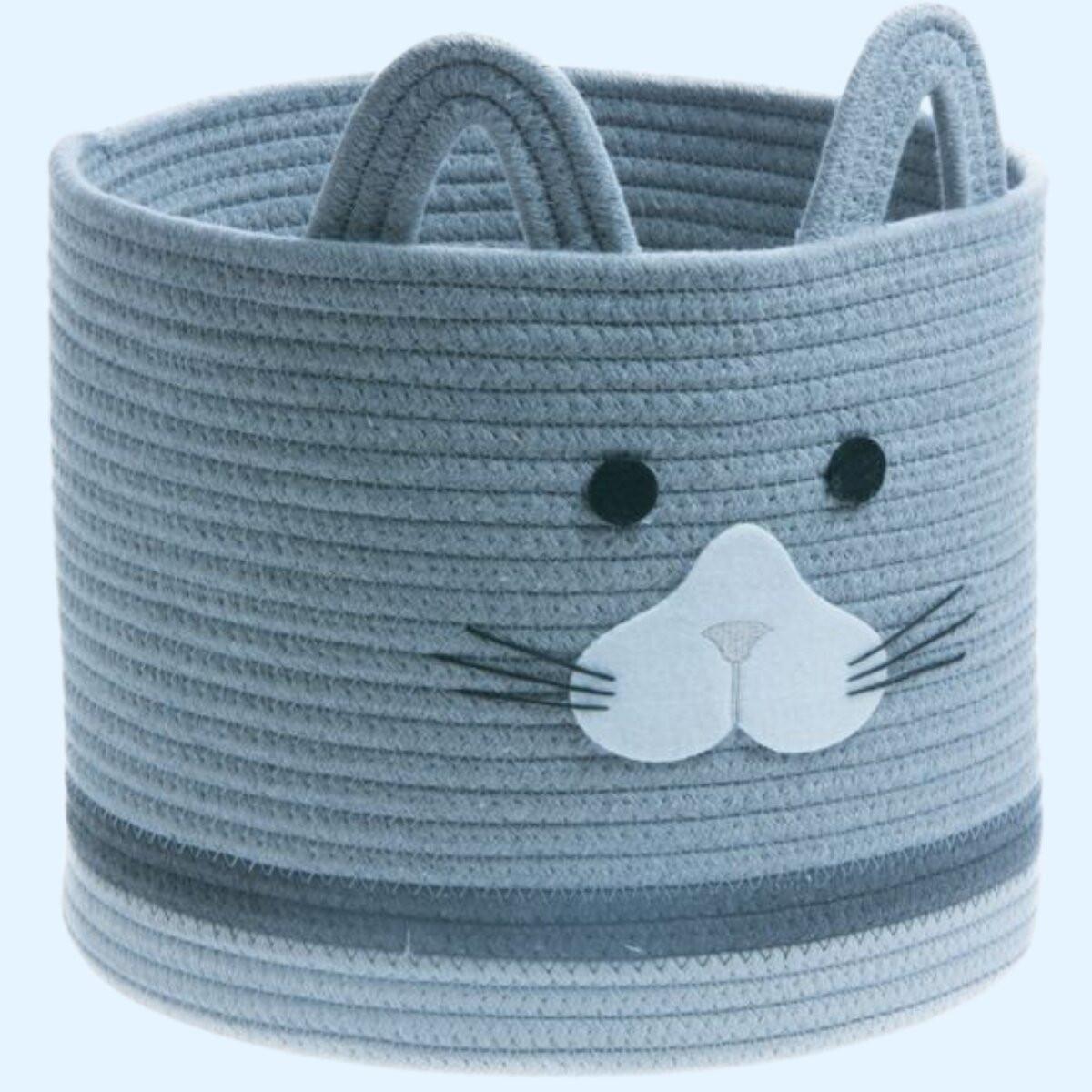 Gamberritos bebé Cesto Multiusos Gatos Gris gamberritos la casita de dumbo