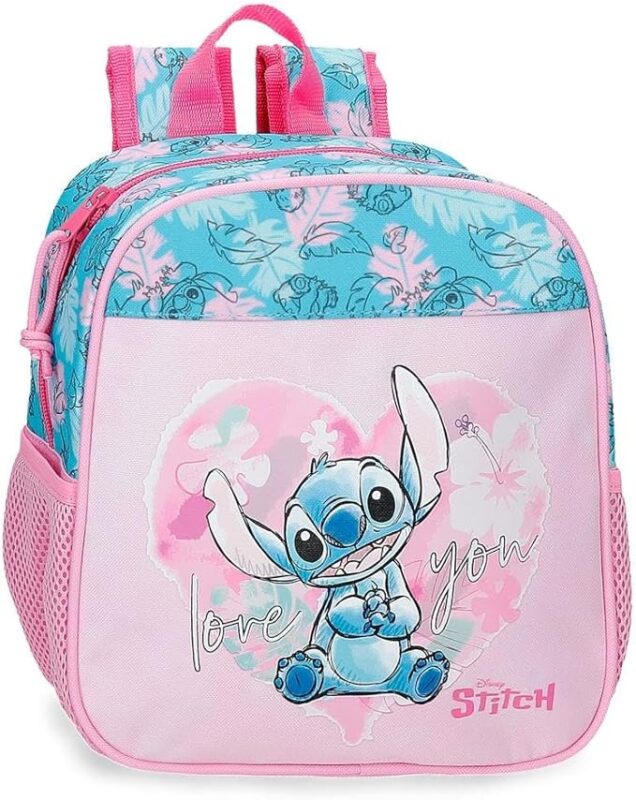 Mochila Preescolar Stitch Rosa LA CASITA DE DUMBO