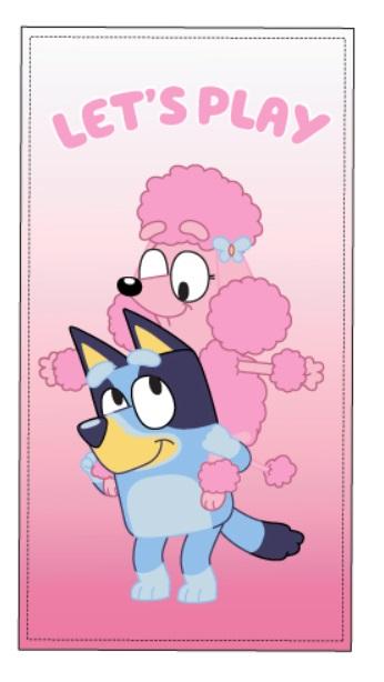 Toalla Bluey Microfibra lets play la casita de dumbo