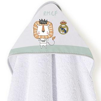 RMCAP1000 CAPA DE BAÑO REAL MADRID. BLANCO. INTERBABY la casita de dumbo