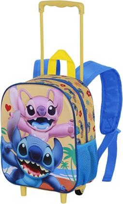 Licencias y Merchandise original Mochila 3D con Ruedas Pequeña Disney Lilo y Stitch Ocean la casita de dumbo
