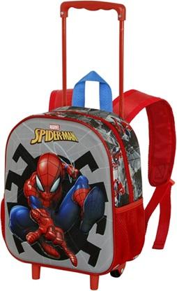 Mochila 3D con Ruedas Pequeña Marvel Spiderman Symbol la casita de dumbo