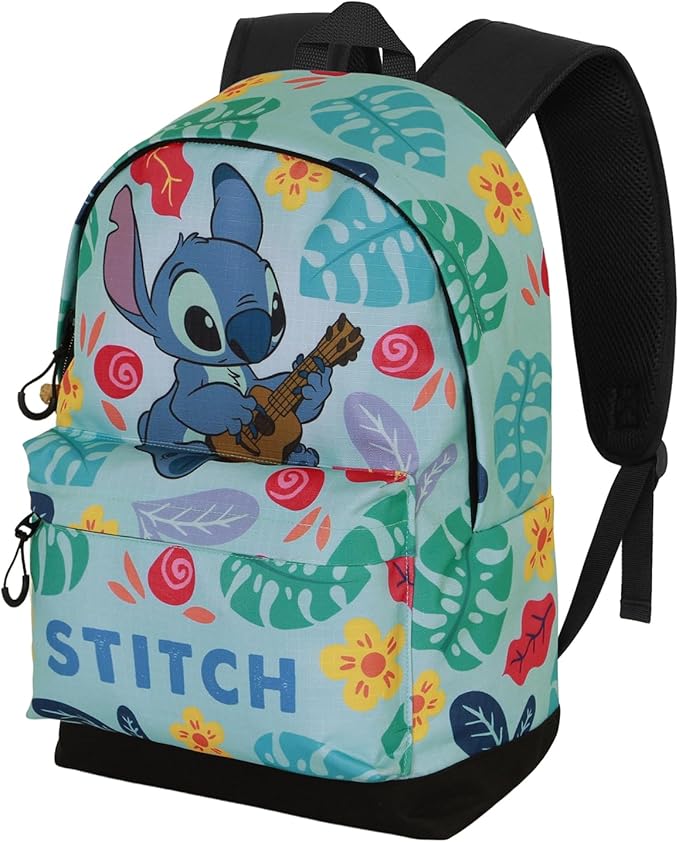 Mochila Guitar Stitch Disney Adaptable la casita de dumbo