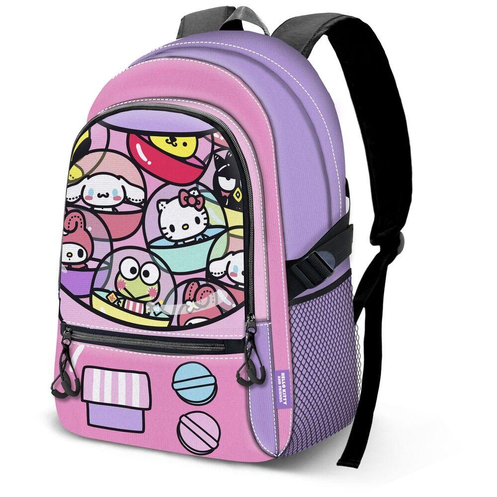 Mochila Ruedas Hello Kitty: Comodidad y estilo para los más pequeños Mochila Hello Kitty Adaptable