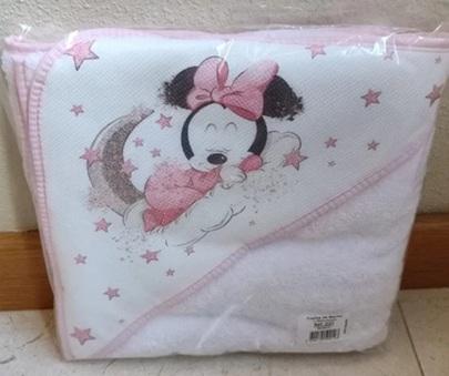 Capa de baño mickey rosa