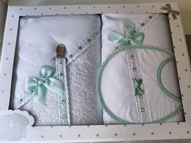 Set Regalo Bebe 5 Piezas Set regalo bebe verde