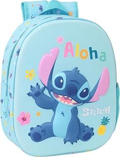 Mochila Stich con Diseño 3D 33 cm Mochila Escolar con Diseño 3D