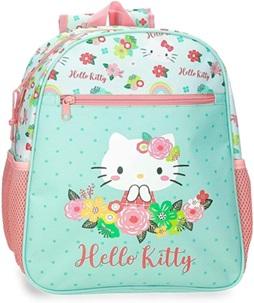 Mochila Escolar Hello Kitty Floral la casita de dumbo