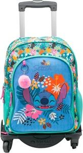 Licencias y Merchandise original Mochila Stitch Tropical Doble Compartimento + Carro Negro Toybags la casita de dumbo