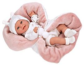 Muñeca Elegance 35cm Babyto Rosa Con Manta la casita de dumbo