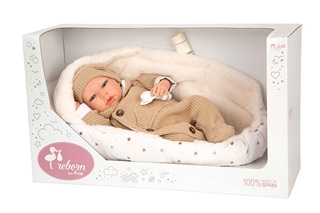Muñeca Reborn Arias 40 cm Olona Beige Con Saco Dormir Muñeca Reborn Arias 40 cm olona Beige Con Saco Dormir la casita de dumbo