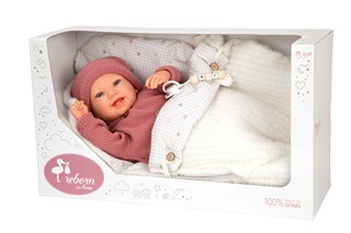 Muñeca Reborn Arias 45cm Angelica Con Nana la casita de dumbo