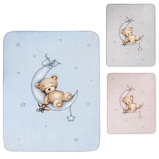 00996 MANTA RACHEL CUNA OSO LUNA. INTERBABY la casita de dumbo