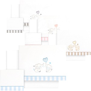 04339 TRIPTICO PARA MINICUNA. PAREJITA ELEFANTE. INTERBABY la casita de dumbo