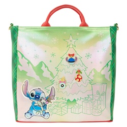 Licencias y Merchandise original Bolso Holiday Stitch Disney Loungefly la casita de dumbo