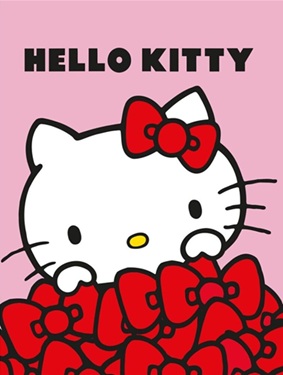 Manta franela Hello Kitty la casita de dumbo