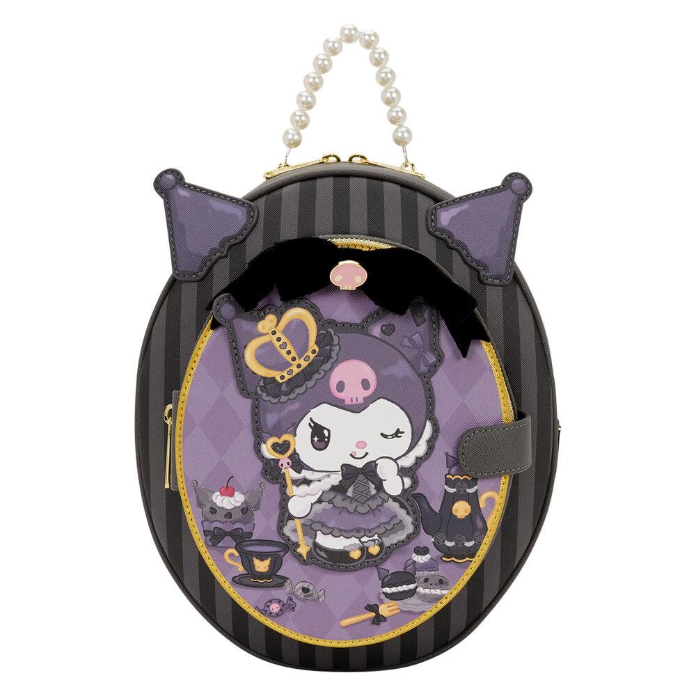 Mochila 20th Anniversary Kuromi Hello Kitty Loungefly 28 cm