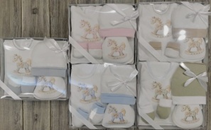 Conjunto Primera Puesta Bebe Caballito