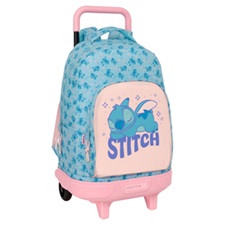 Mochila Gde. Con Ruedas Compact Extraible Stitch Ohana La casita de dumbo