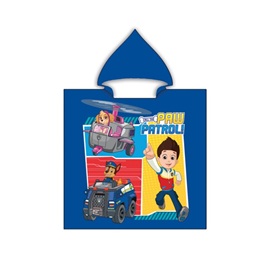 Poncho Toalla Patrulla Canina Microfibra azul la casita de dumbo
