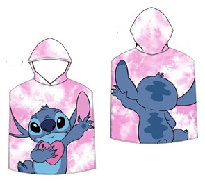 Licencias y Merchandise original Poncho Toalla Stitch Disney Microfibra corazon la casita de dumbo