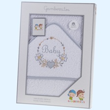 Capa De Baño Para Bebe Gamberritos 11086 11086 CAPA DE BAÑO PARA BEBE. GAMBERRITOS gris la casita de dumbo