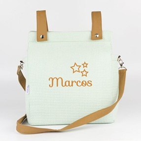 Bolso Panera Gofre Menta Soft Personalizado la casita de dumbo