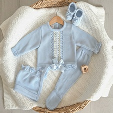 3414 CONJUNTO DE PERLE CELESTE PARA BEBE la casita de dumbo