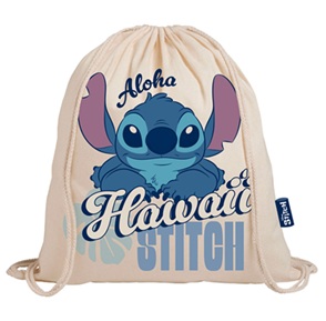 Bolsa Tipo Gym De Algodón Con Asas De Lilo & Stitch la casita de dumbo