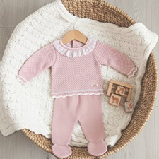 Licencias y Merchandise original DA-9800 CONJUNTO PARA BEBE. PERLE MAQUILLAJE. DON ALGODON
