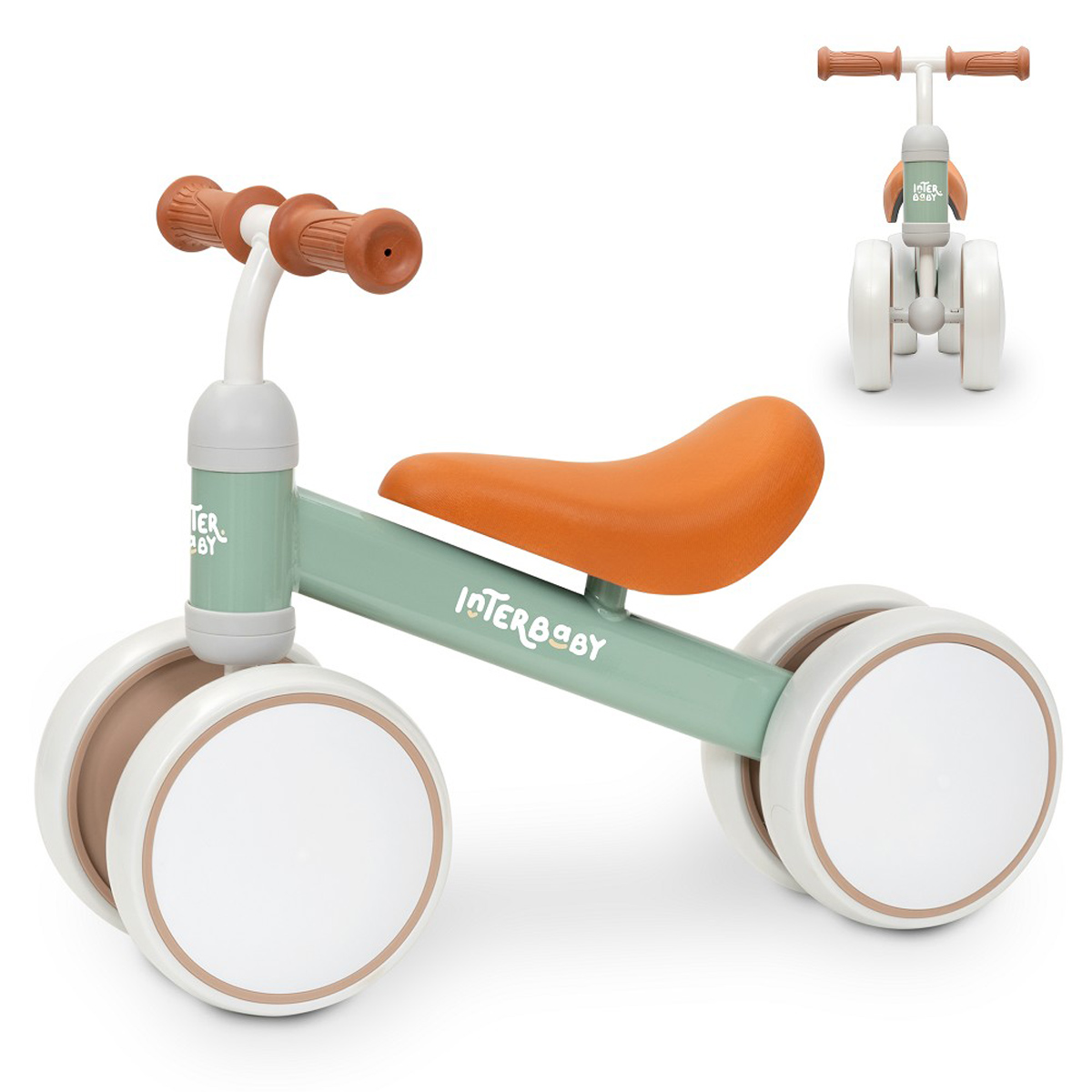 BICI001-03 BICI DE EQUILIBRIO. VERDE. INTERBABY.