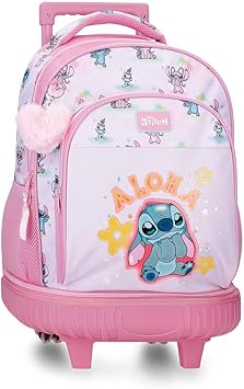 Mochila Compact 2 Ruedas Malva Joumma Disney Stitch You & Me la casita