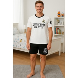 Pijama Verano Adulto Real Madrid Algodón Pijama Adulto Real Madrid Algodon verano la casita de dumbo