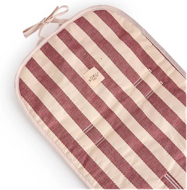 Colchoneta Paseo Stripe Koku Baby Granate COLCHONETA PASEO STRIPE GRANATE la casita de dumbo