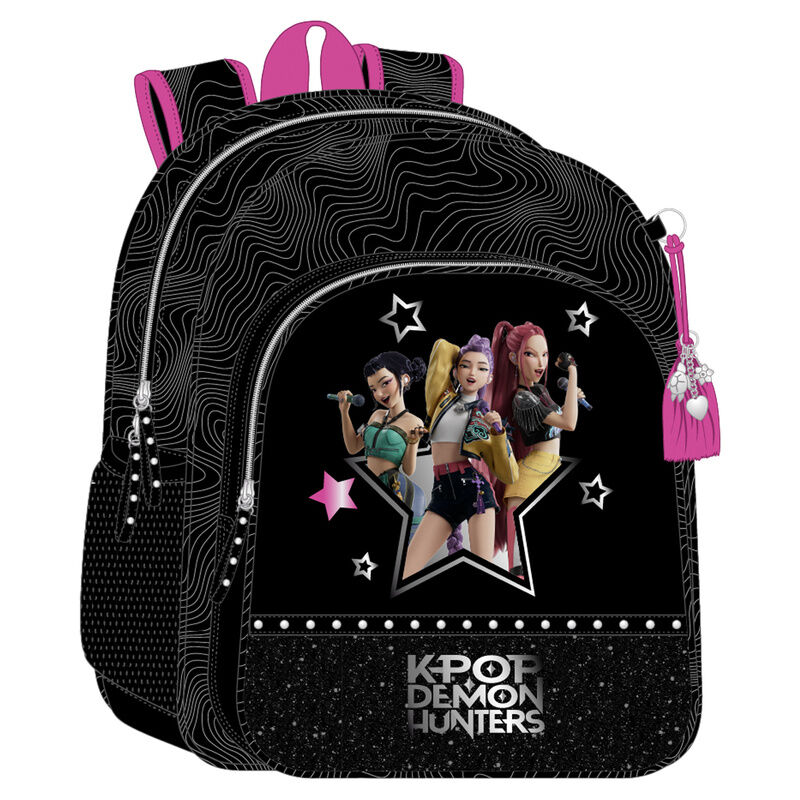 Mochila Energy Kpop Demon Hunters 42 cm adaptable la casita de dumbo