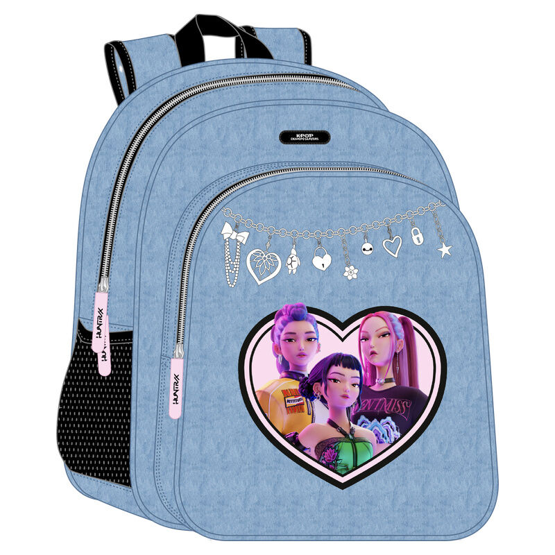 Mochila Huntrix Demon Hunters Kpop 38cm Adaptable la casita de dumbo
