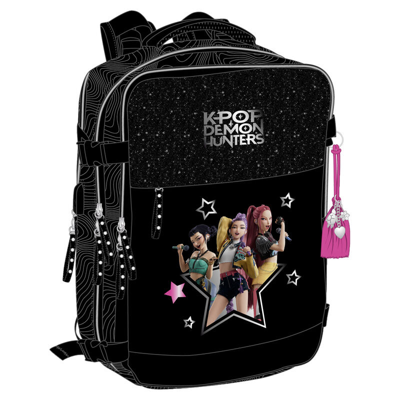 Mochila viaje cabina Energy Kpop Demon Hunters 44cm LA CASITA DE DUMBO