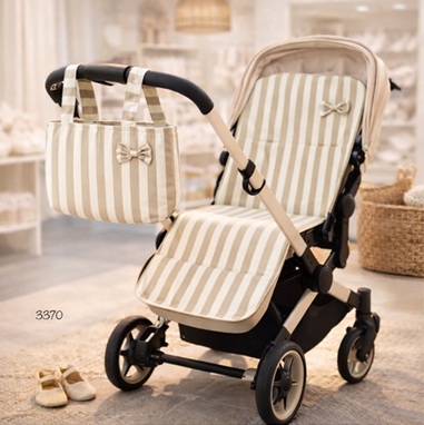 Set Colchoneta y Bolso Rayas Alma 621003370 SET COLCHONETA Y BOLSO RAYAS ALMA 621003370 Beige la casita de dumbo