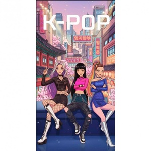 Toalla K-Pop Microfibra Demon Hunters Toalla K-Pop Microfibra azul la casita de dumbo
