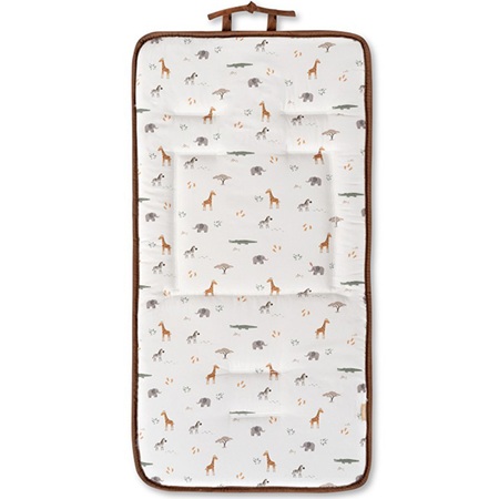 COLCHONETA REVERSIBLE. JIRAFA SAVANNA. INTERBABY la casita de dumbo