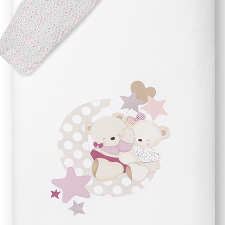 Funda Nordica Reversible Flores Pétalos Interbaby