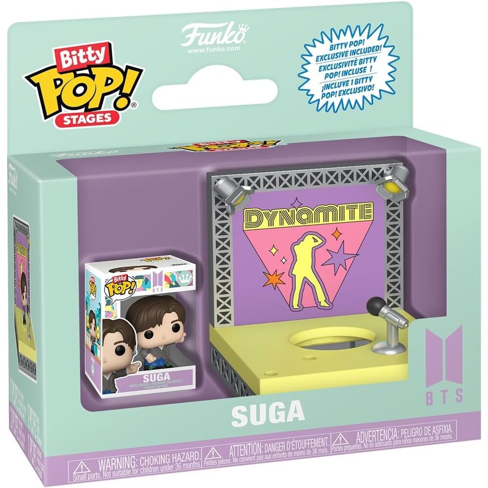 Figura Bitty Stages BTS - Dynamite - Suga la casita de dumbo
