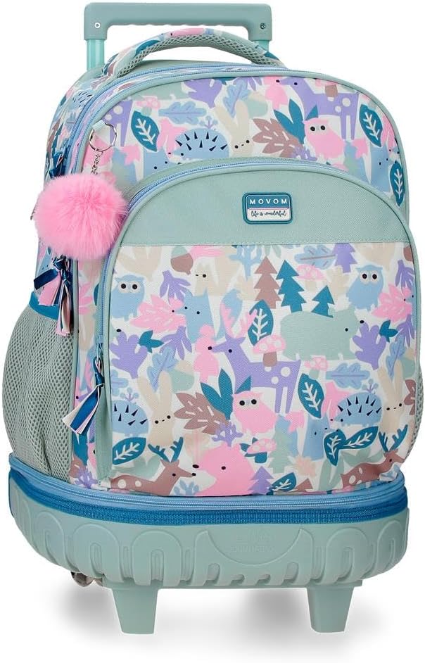 Mochila 2 Ruedas Verde Movom Forest la casita de dumbo