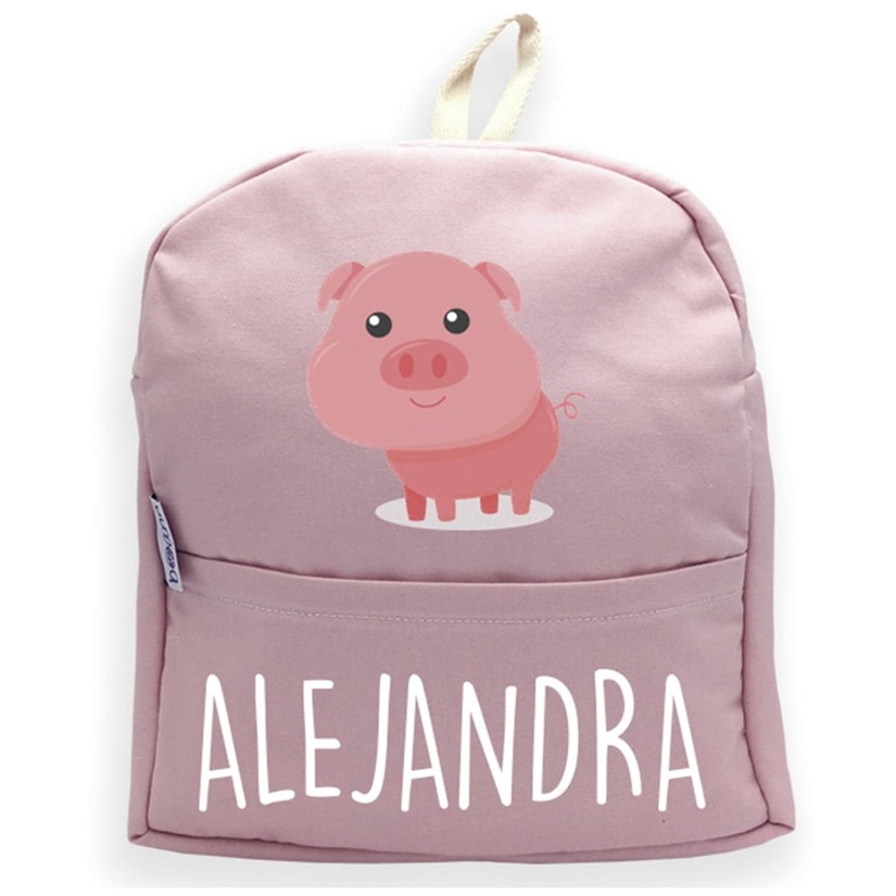 Mochila Cerdo con Nombre Personalizado Boann
