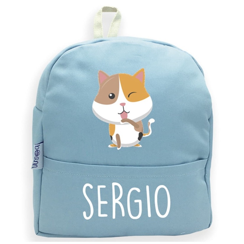 Mochila Gato con Nombre Personalizado Boann Mochila Gato con Nombre Personalizado Boann - Imagen 2